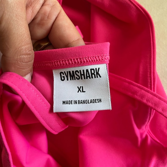 Gymshark Strappy Crop Cami tank - Fuchsia - Picture 9 of 9